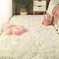 Alfombra Peluda Shaggy Crema 150x200 Clems - Miniatura 5