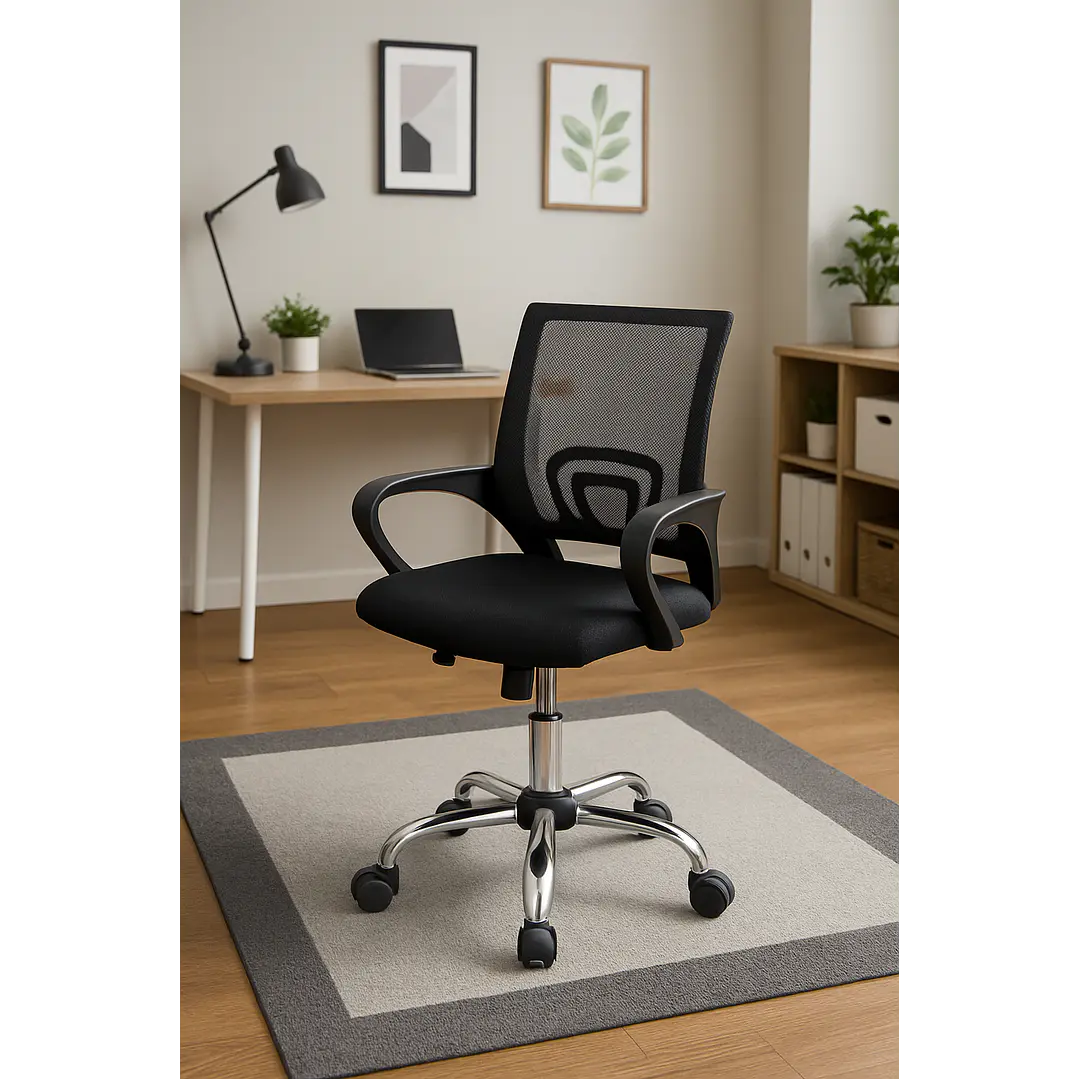 Silla De Oficina para Escritorio Negra 1
