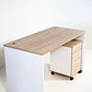 Escritorio de Oficina Mesa de Trabajo Con Cajonera - Miniatura 4