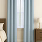 Cortina Blackout 100% Engomada Termica Tela Ligera 140x225 - Microfibra Premium - 2 Paños Negro - Miniatura 18