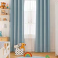 Cortina Blackout 100% Engomada Termica Tela Ligera 140x225 - Microfibra Premium - 2 Paños Negro - Miniatura 20