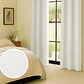 Cortina Blackout 100% Engomada Termica Tela Ligera 140x225 - Microfibra Premium - 2 Paños Negro - Miniatura 30