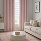 Cortina Blackout 100% Engomada Termica Tela Ligera 140x225 - Microfibra Premium - 2 Paños Negro - Miniatura 85