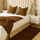 Alfombra Bajada De Cama Clems Shaggy 60x150 Café - Miniatura 1