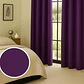 Cortina Blackout 100% Engomada Termica Tela Ligera 140x225 - Microfibra Premium - 2 Paños Morado - Miniatura 4