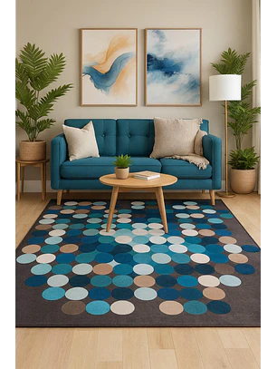 Alfombra Diseño Berlin Para Living 200x220 Clems