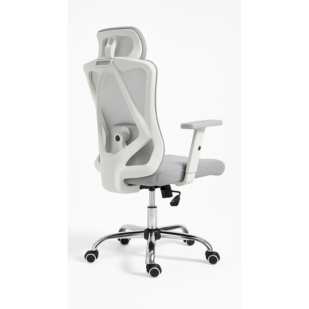 Silla de Oficina Gamer para Escritorio Gris 4