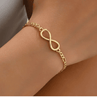 Pulsera del infinito en cobre chapado 3