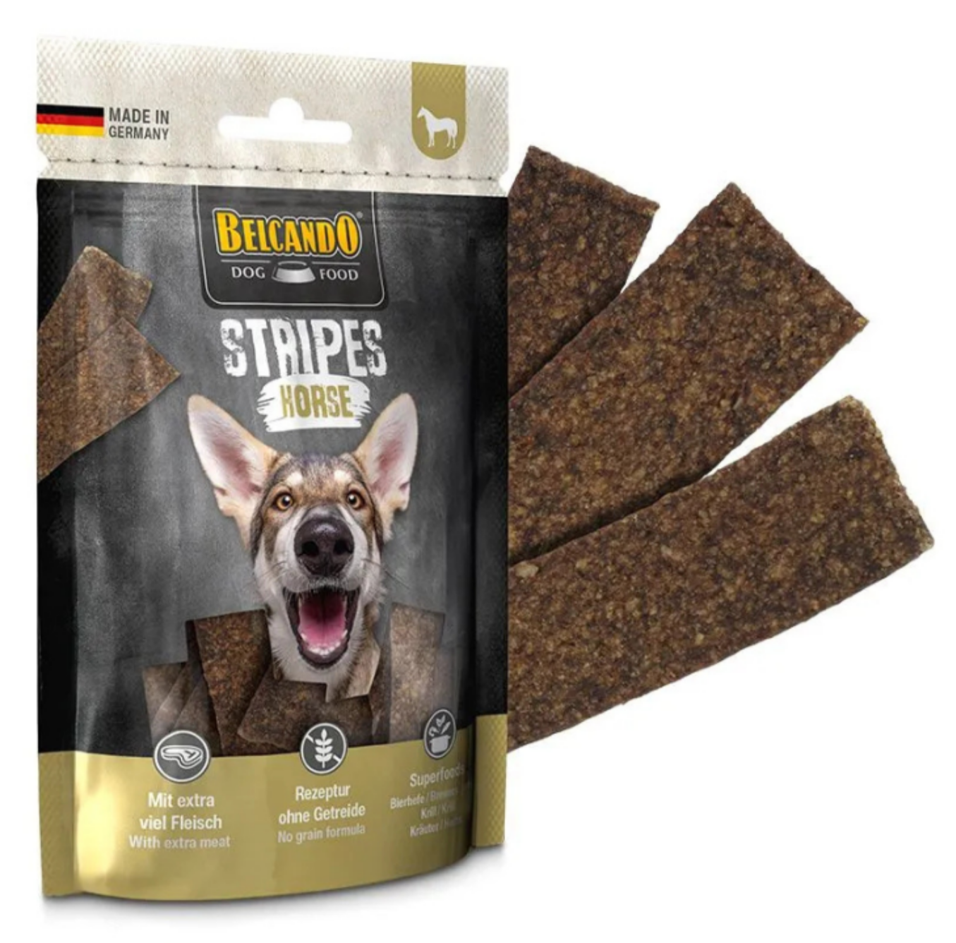 Snack Belcando Stripes Caballo 70gr