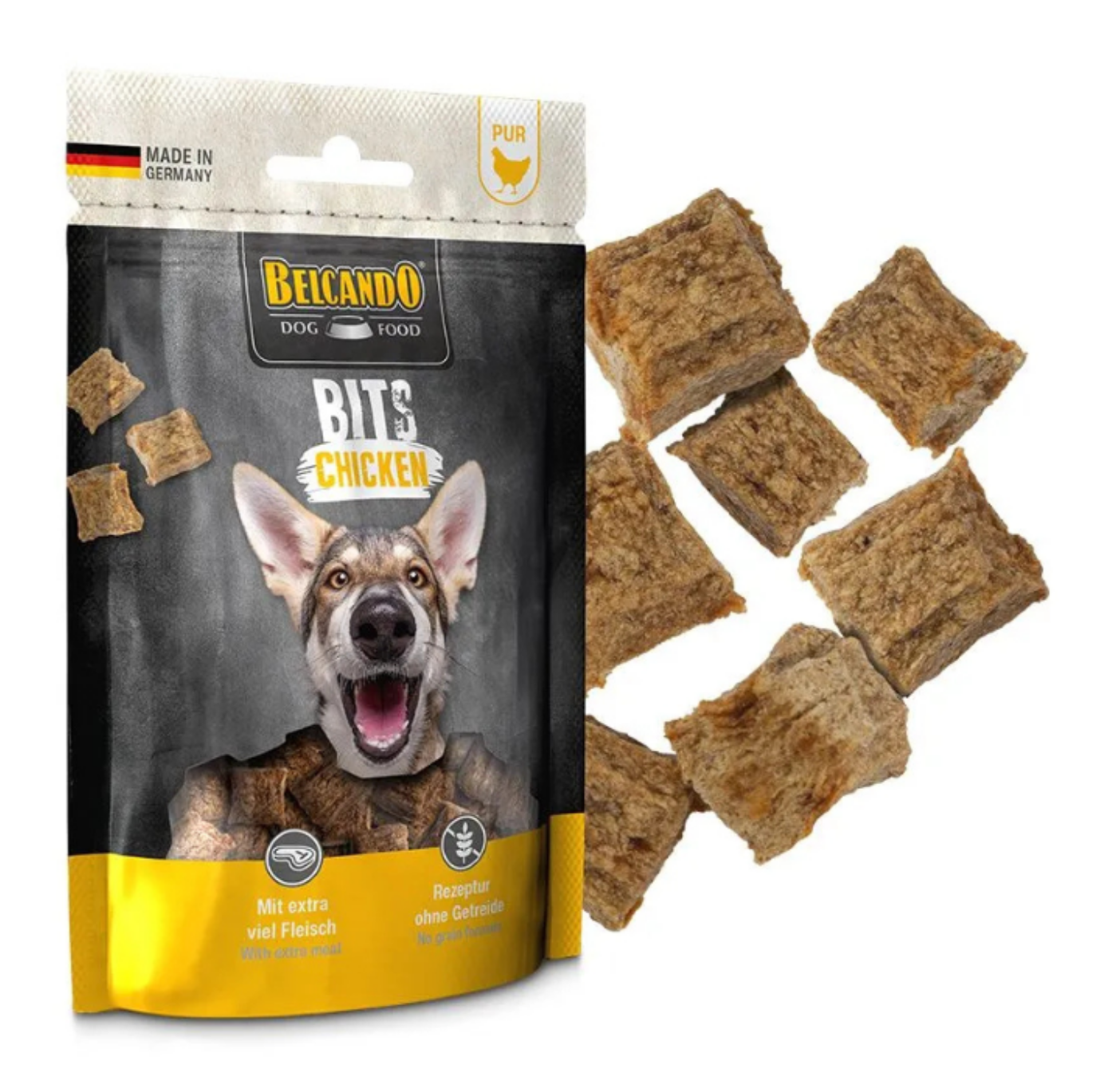 Snack para perro Bits de Pollo Belcando 90gr