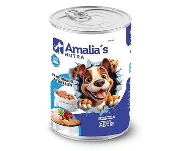 Comida Húmeda Amalia´s Nutra - Pavo, Hígado y Vegetales