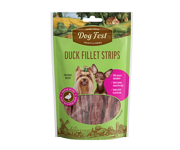 Dog Fest Snack - Tiras de filete de pato