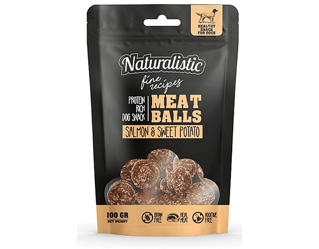 Naturalistic Meatballs Salmón y Camote- 100gr