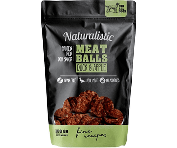 Naturalistic Meatballs Pato y Manzana- 100gr