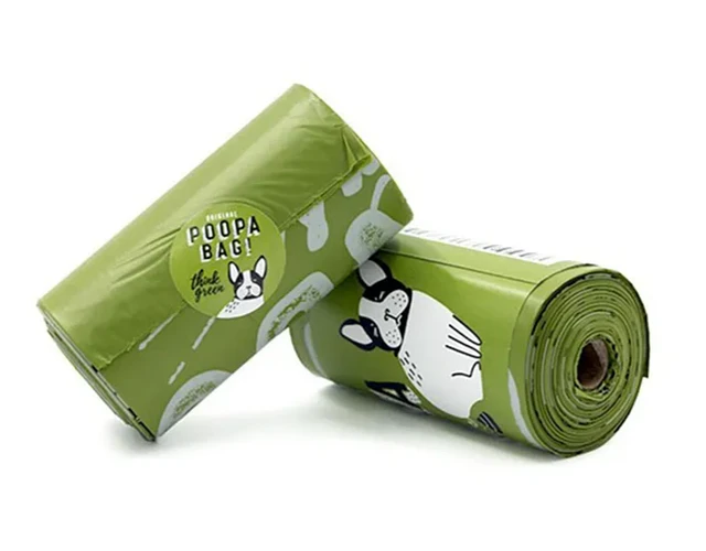 Bolsas Sanitarias Poopa Bag, 16 rollos 