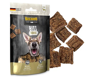 Snack monoprotéico de Caballo Belcando Bits