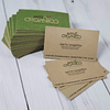 Pack 100 Tarjetas de Visita - Papel Reciclable