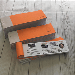 Pack Entradas & Ticket Papel Bond 