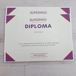 Diploma x Unidad - A4 / Carta