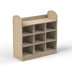 ESTANTERIA DE 9 CASILLAS