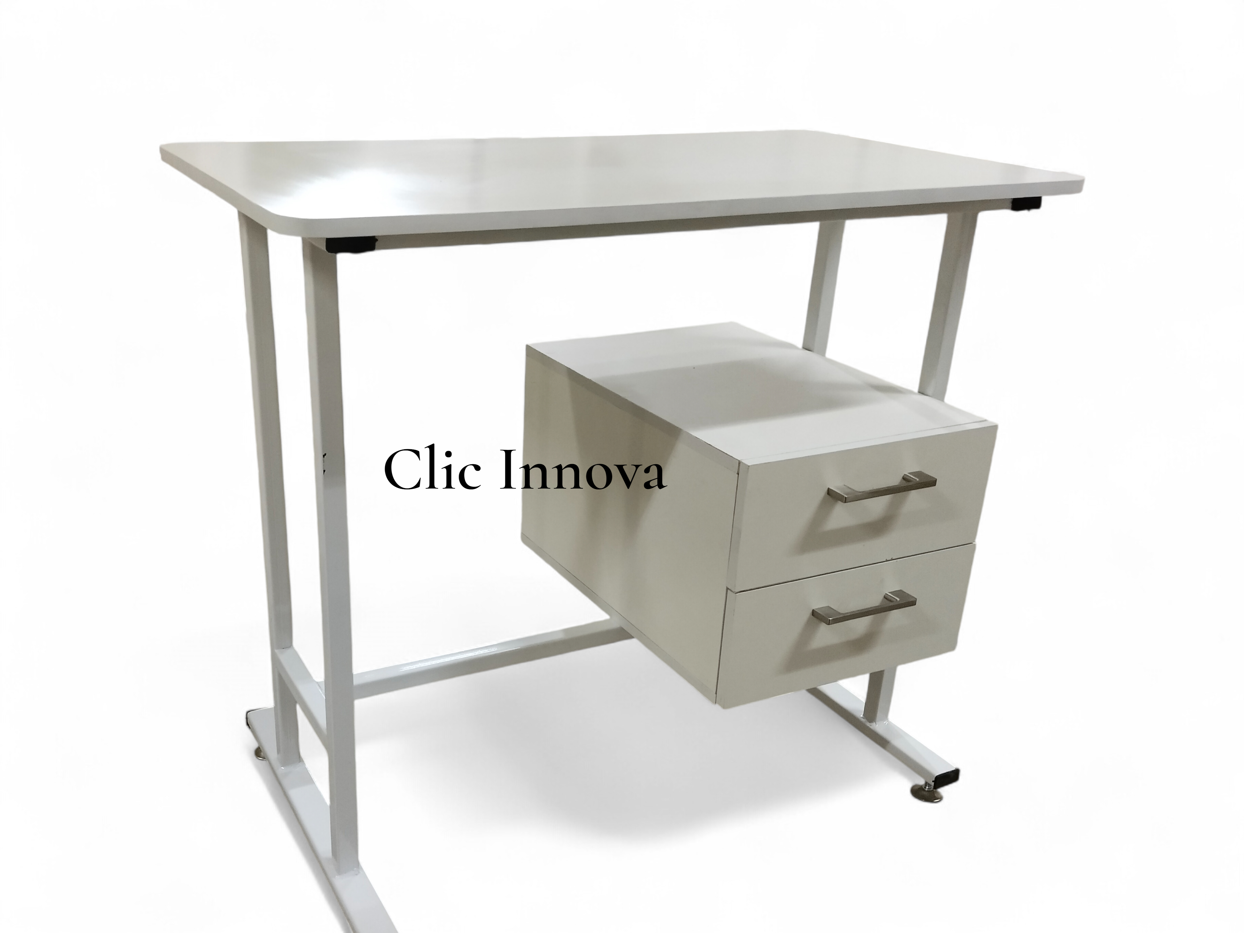 ESCRITORIO CLINICO 2 CAJONES METALICO