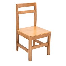 SILLA ADULTO BAJA MADERA COIGUE