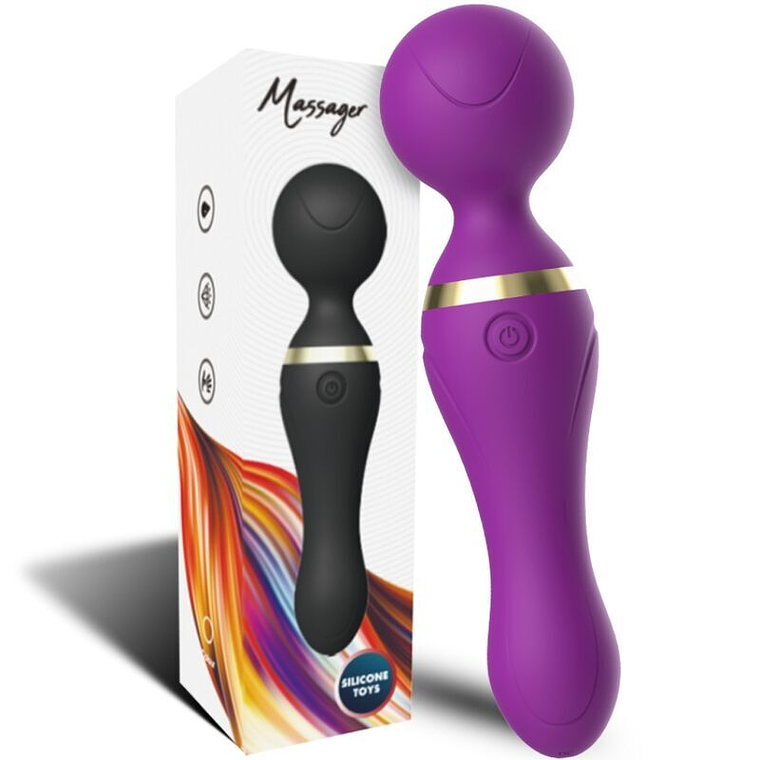 ARMONY - MASSAGER E VIBRADOR FREEZA CABEÇA SUPER FLEXÍVEL ROXO 1