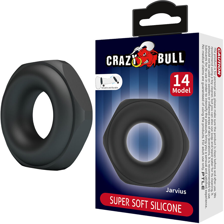 CRAZY BULL - ANEL DE SILICONE JARVIUS MODELO 14 1