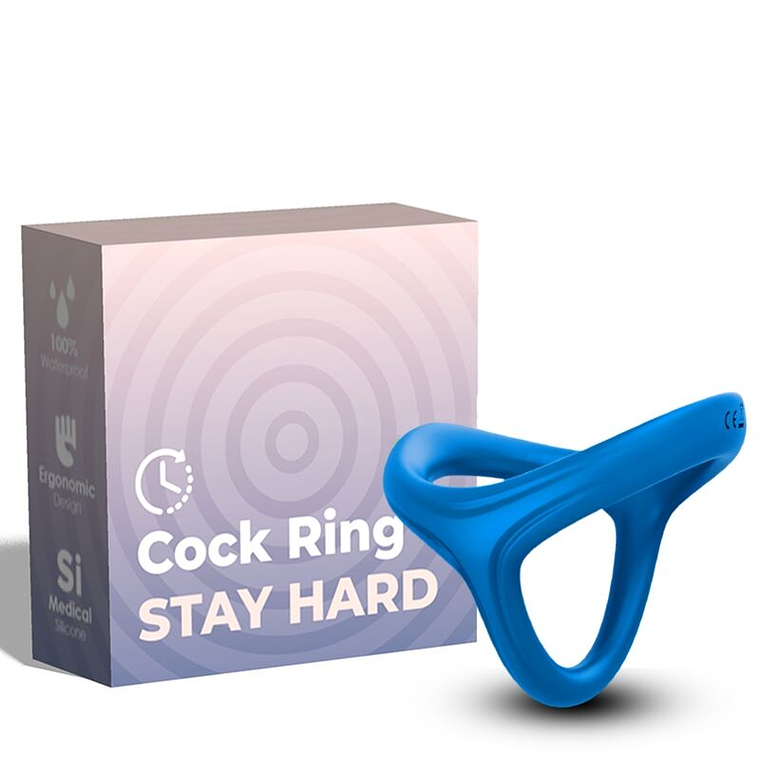 ARMONY - ANEL DUPLO SILICONE TRESOR AZUL 1