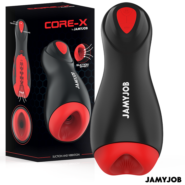 JAMYJOB - MASTURBADOR AUTOMÁTICO CORE-X 5 MODOS DE SUCÇÃO E VIBRAÇÃO 1