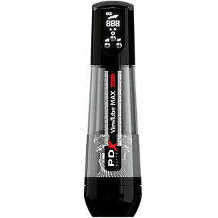 PDX ELITE - VIEWTUBE MAX VIEW MASTURNADOR AUTOMÁTICO COM SUCÇÃO TRANSPARENTE