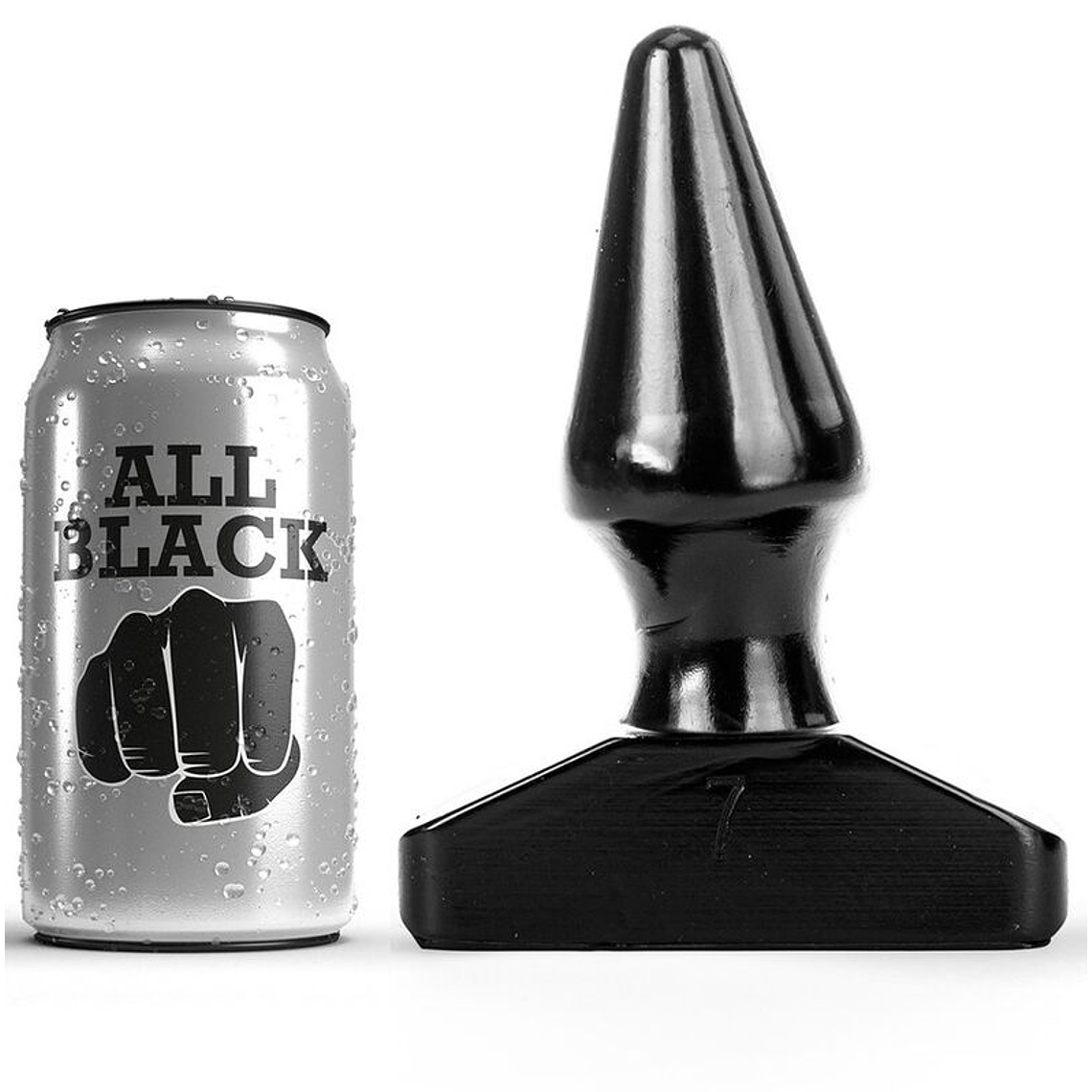 ALL BLACK - PLUG ANAL 16 CM 1