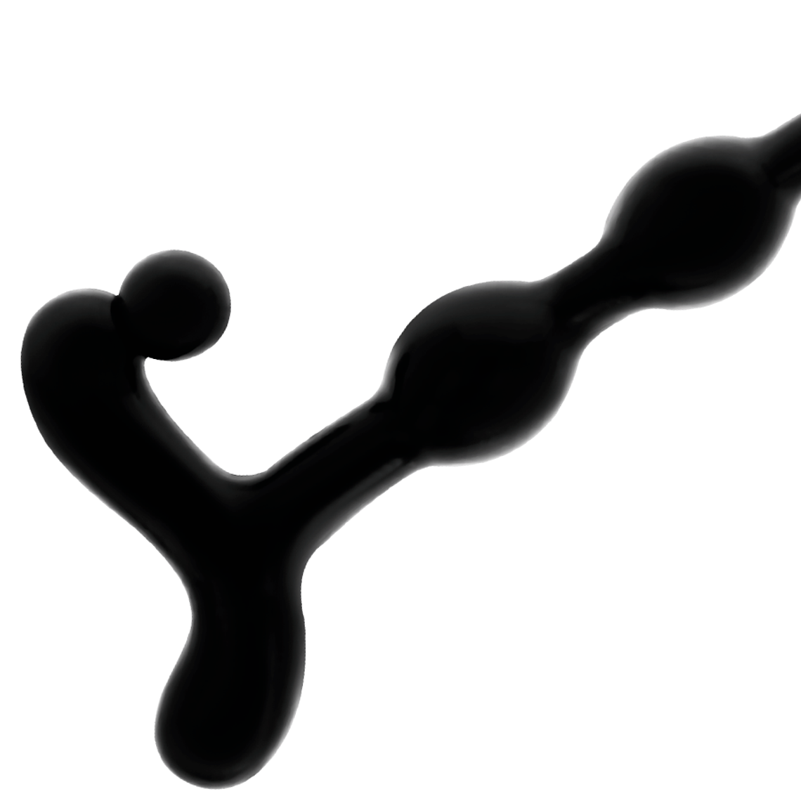 Contas anais ADDICTED TOYS - BOLAS ANAIS 22 CM PRETAS 4