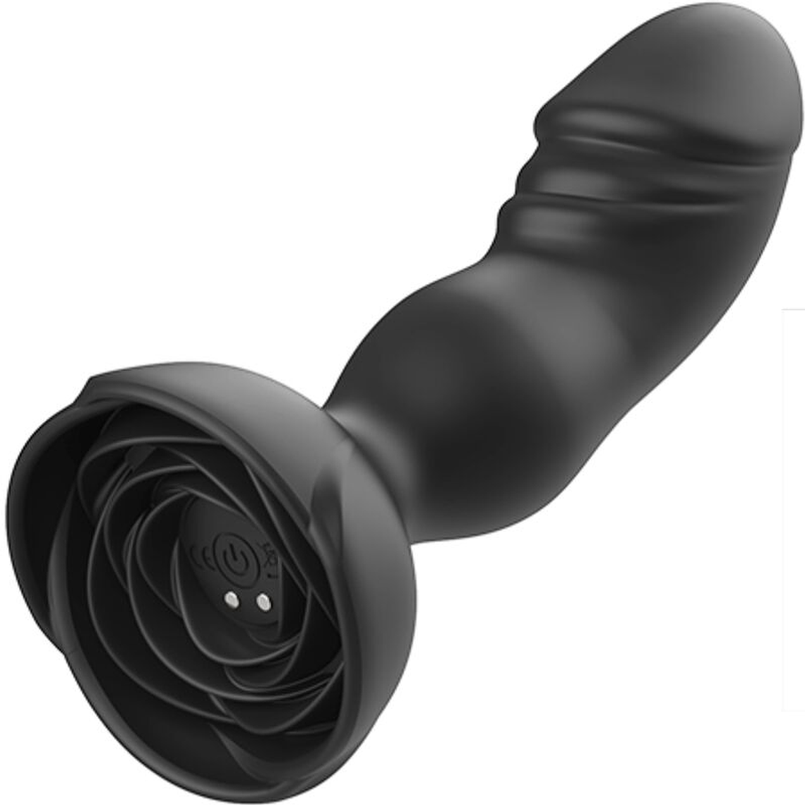 ARMONY - EXTREME A BLOOM VIBRADOR ROSE E CONTROLE REMOTO DE PLUG ANAL PRETO 1