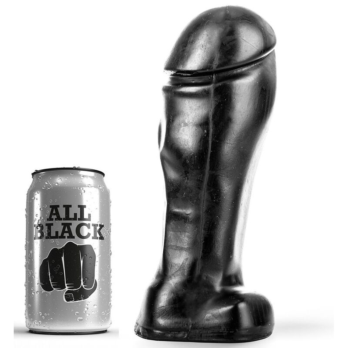 ALL BLACK - DONG 22 CM DE DEDO LARGO 1