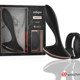ANBIGUO - WATCHME CONTROLE REMOTO VIBRADOR ANAL PLUG VERNET