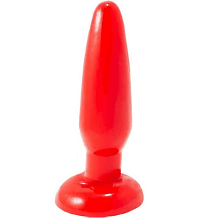 BAILE - PLUG ANAL PEQUENO VERMELHO 15 CM