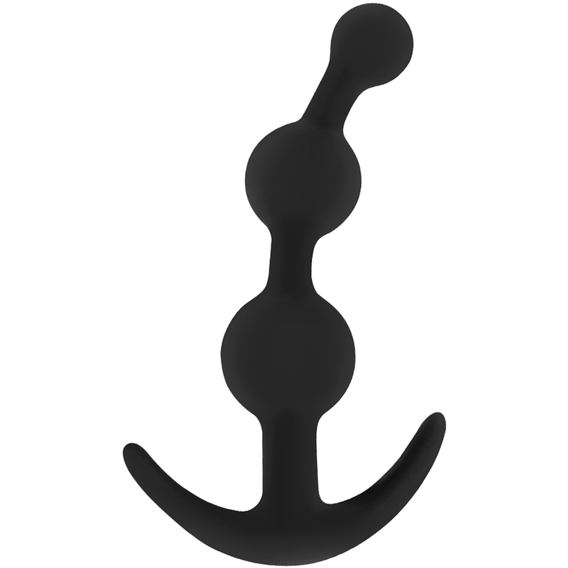 OHMAMA - PLUG ANAL CURVO DE SILICONE 13 CM 1