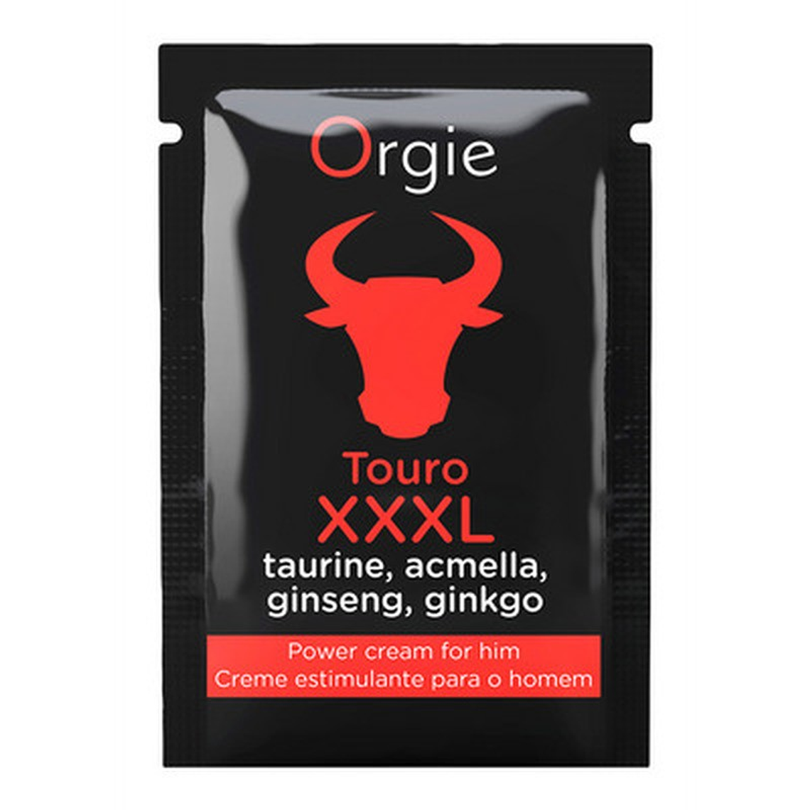 SAQUETA DE CREME ESTIMULANTE TOURO XXXL 2ML ORGIE 1