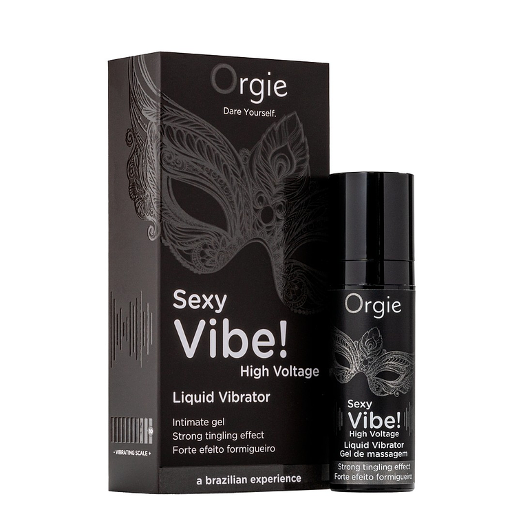 GEL COM VIBRAÇÃO SEXY VIBE HIGH VOLTAGE 15ML ORGIE 5
