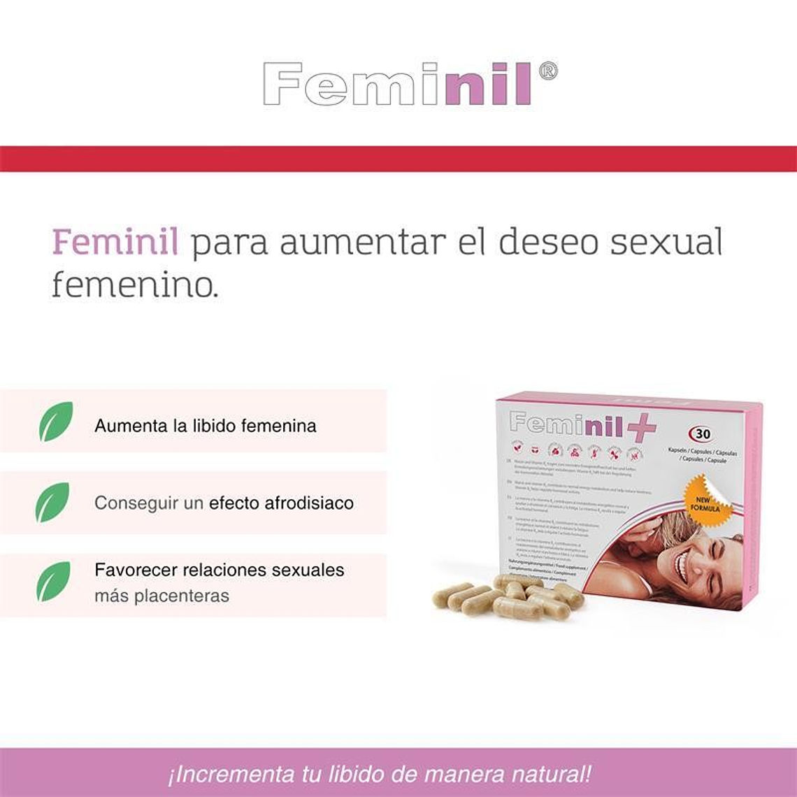COMPRIMIDOS ESTIMULANTES FEMININOS FEMINIL 500COSMETICS 2
