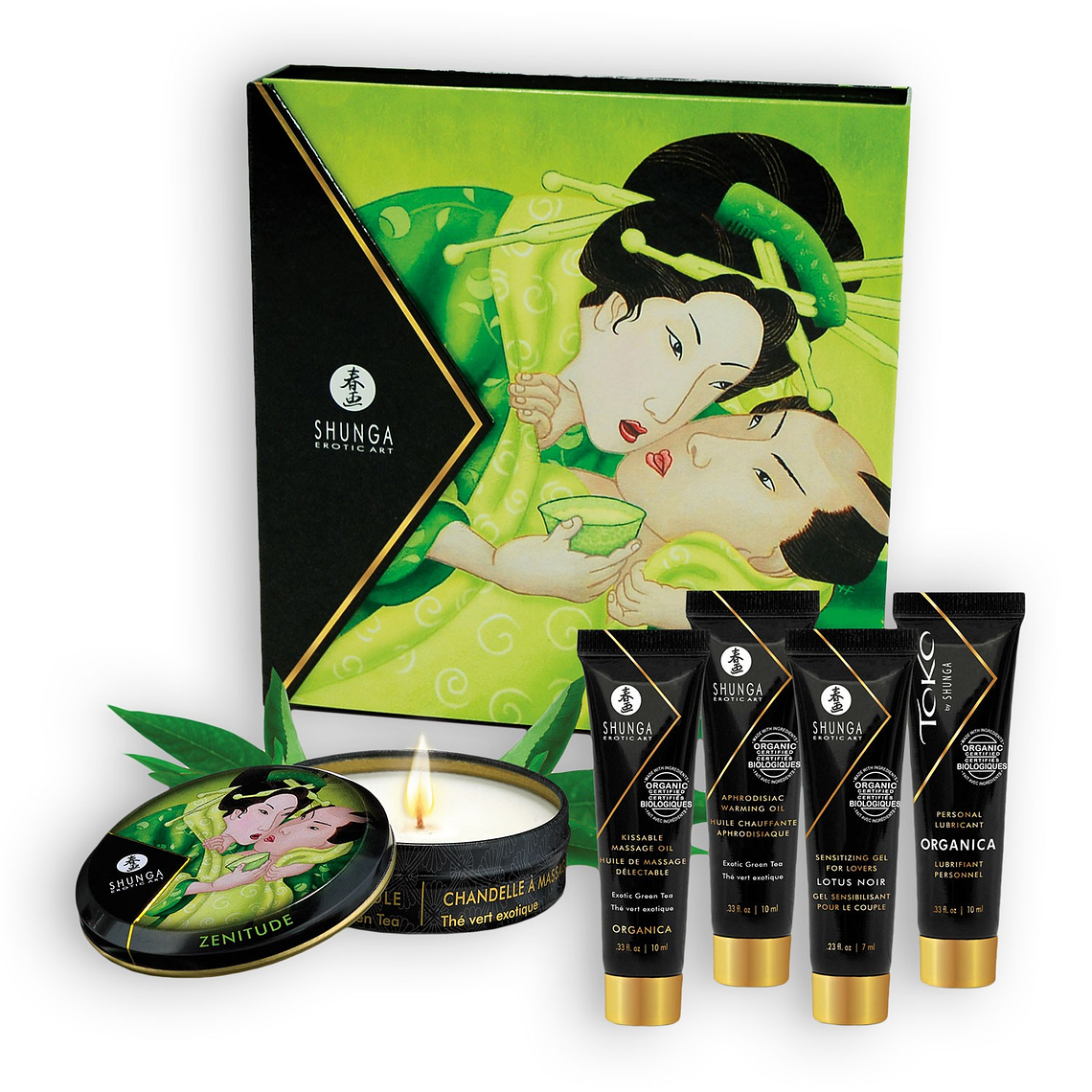 CONJUNTO SHUNGA SEGREDOS DE GEISHA ORGANICA 1