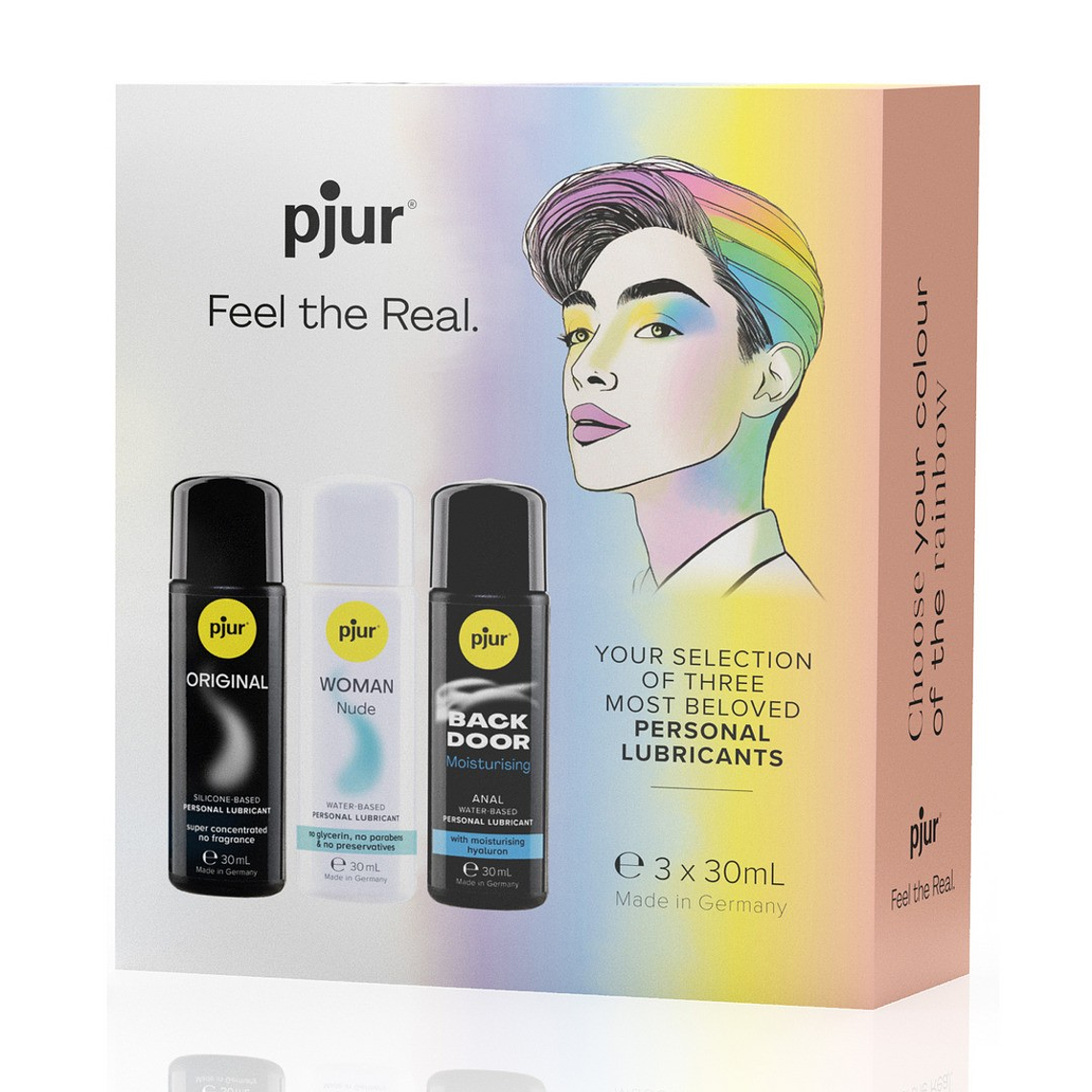 CONJUNTO DE LUBRIFICANTES PJUR PRIDE BOX - 3 X 30 ML 2