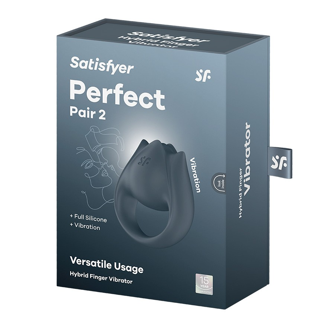 ANEL PARA O PÉNIS COM VIBRAÇÃO PERFECT PAIR 2 SATISFYER 3
