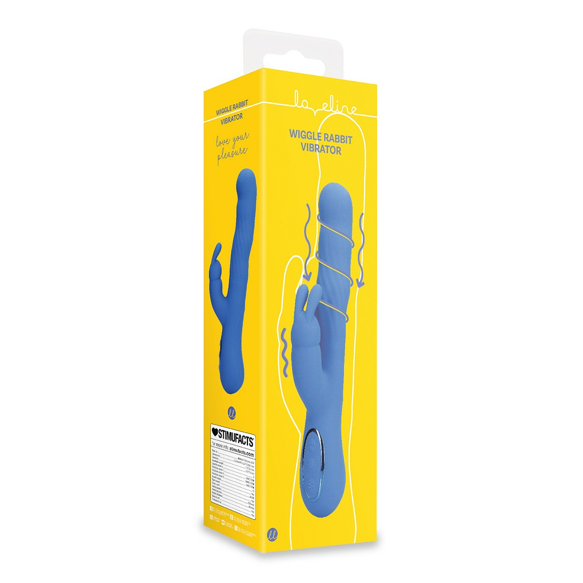 VIBRADOR WIGGLE RABBIT JETSET BLUE LOVELINE  2