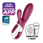 VIBRADOR HOT BUNNY COM APP SATISFYER - Miniatura 1