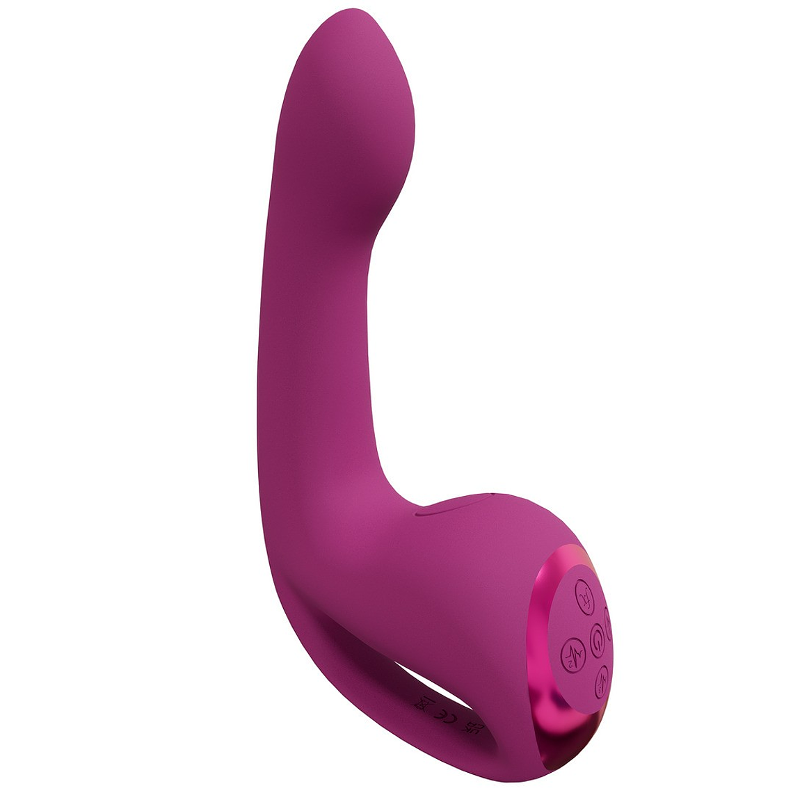 VIBRADOR RIKO COM MOTOR TRIPLO PULSE WAVE STIMULATOR ROSA VIVE 6