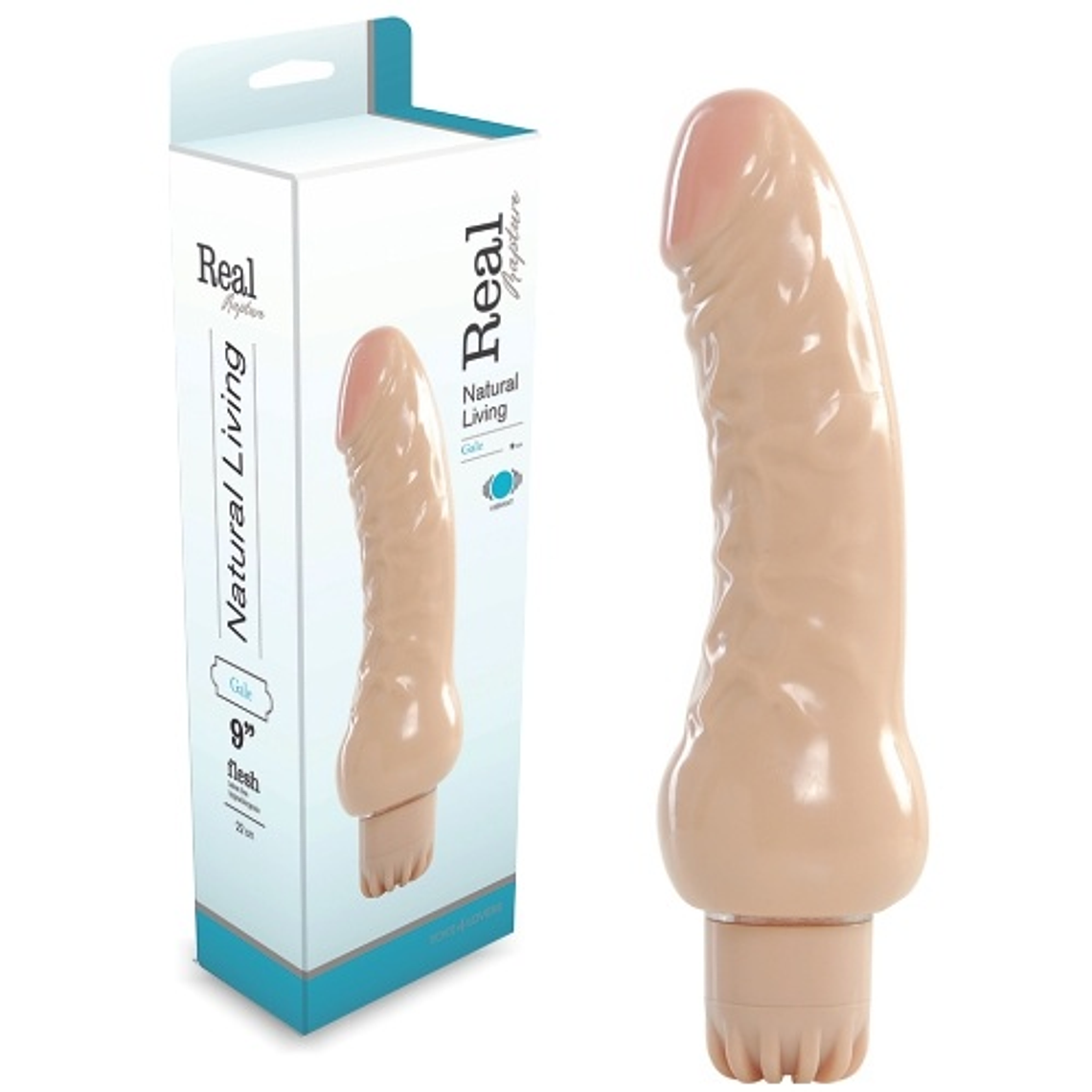 VIBRADOR REALÍSTICO REAL RAPTURE GALE 9'' 2