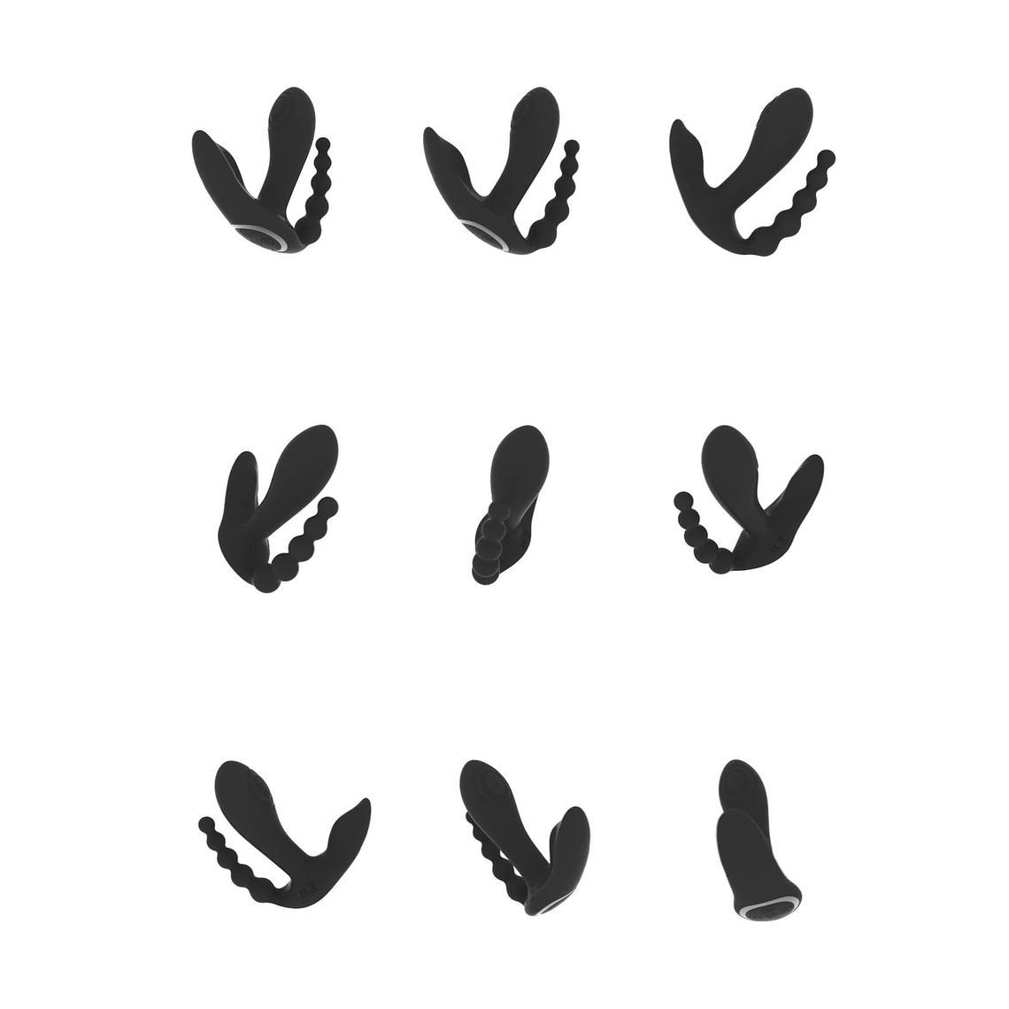 ESTIMULADOR COM DUPLA PENETRAÇÃO KATA PULSE WAVE BLACK VIVE  5