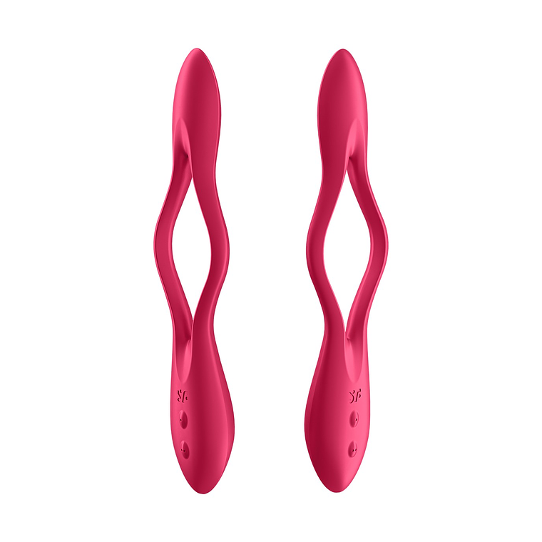 VIBRADOR ELASTIC JOY SATISFYER VERMELHO 4